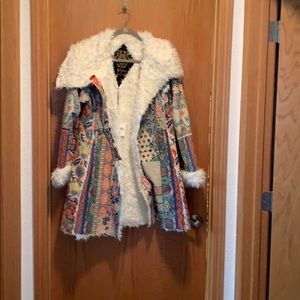 Johnny Was Biya jacket. Dramnen Suede Coat.